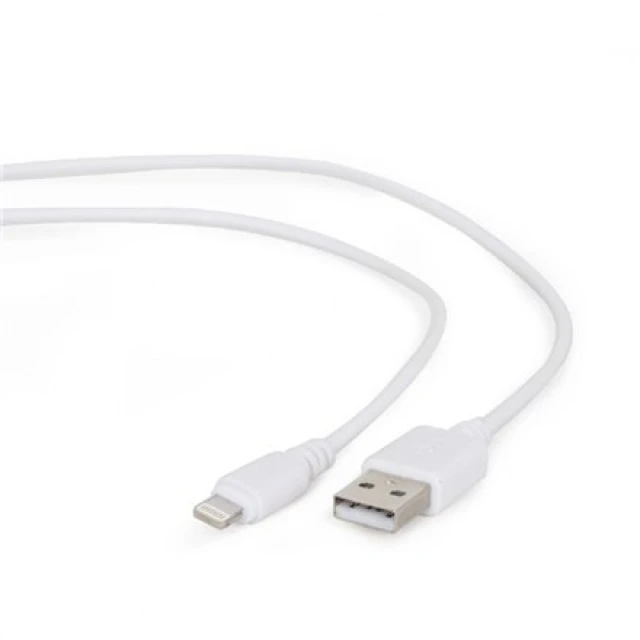 Кабель Cablexpert USB-A — Apple Lightning 1 м White (CC-USB2-AMLM-W-1M)