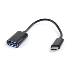 Перехідник Gembird USB Type-C – USB A OTG 20 см (8716309100113)