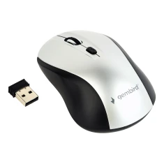 Миша Gembird MUSW-4B-02-BS бездротова USB Black/Silver (8716309103893)