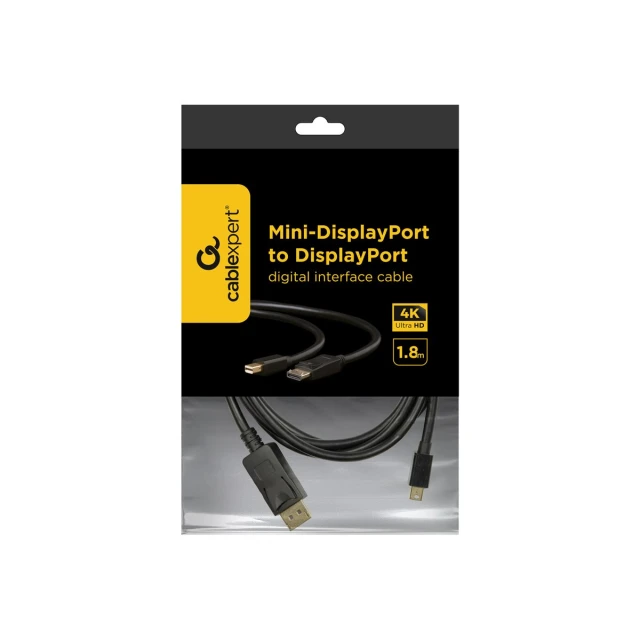 Кабель Cablexpert Mini DisplayPort to DisplayPort 1,8 м Black (CCP-mDP2-6)
