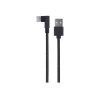 Кабель Gembird CC-USB2-AMCML-0.2M USB Type A M — USB Type C M угловой 0,2 м Black (8716309117760)