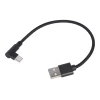 Кабель Gembird CC-USB2-AMCML-0.2M USB Type A M — USB Type C M угловой 0,2 м Black (8716309117760)
