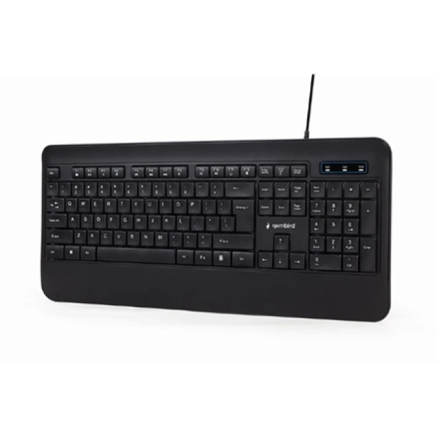 Клавіатура Gembird KB-UML-03 USB US розкладка Black (8716309120487)