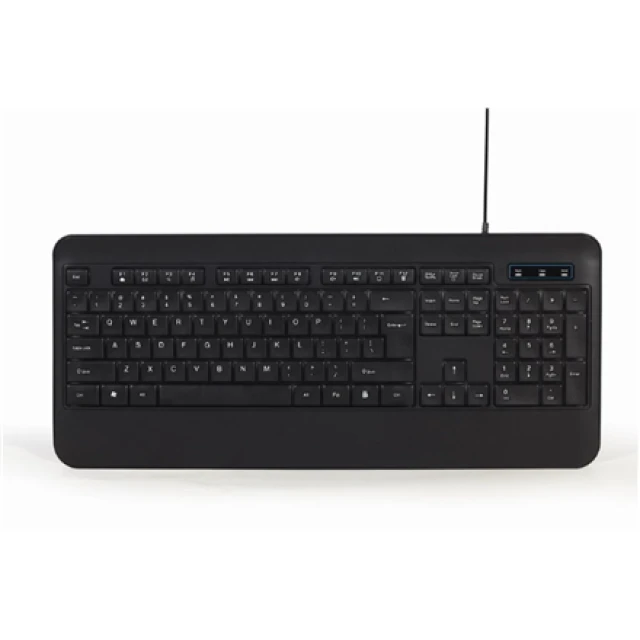 Клавіатура Gembird KB-UML-03 USB US розкладка Black (8716309120487)