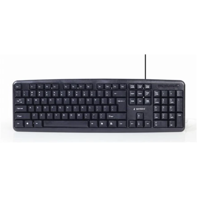 Комплект клавіатура + миша Gembird KBS-UO4-01 дротовий 4 в 1 US розкладка Black (8716309120524)