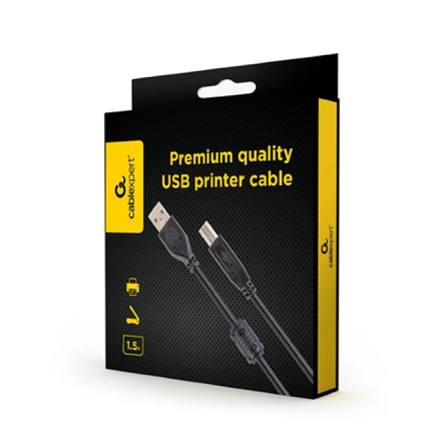 Кабель Cablexpert USB 2.0 для принтера 1.5 м (CCFB-USB2-AMBM-1.5M)