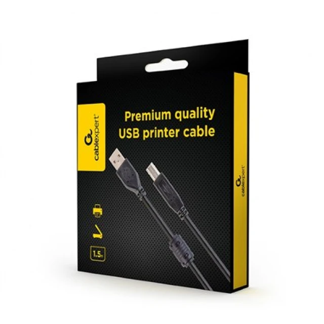 Кабель Cablexpert USB 2.0 для принтера 1.5 м (CCFB-USB2-AMBM-1.5M)