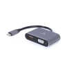 Перехідник Gembird USB Type-C – HDMI + VGA Gray (8716309121347)