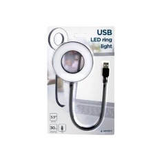 Кільцева лампа Gembird NL-LEDRING-01 USB White 6500K (8716309123730)
