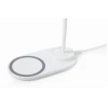 Настільна лампа Gembird TA-WPC10-LED-01-W з бездротовим зарядним пристроєм White (8716309125994)