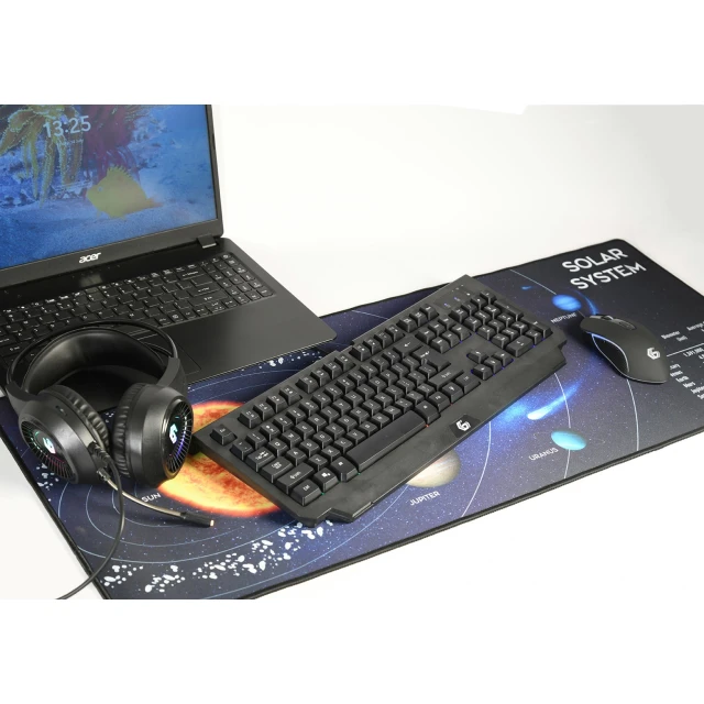 Килимок для миші Gembird MP-SOLARSYSTEM-XL-01 ігровий Сонячна система XL 350x900 мм (8716309126717)