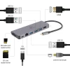 Мультиадаптер Gembird USB Type-C 5 в 1 (USB Hub, HDMI, Card Reader, LAN, PD 100W) (8716309127097)
