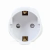 Перехідник Gembird UK – EU Schuko 13A (8716309128292)