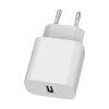Мережевий зарядний пристрій Gembird USB-A 12 Вт White (8716309129534)