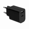 Мережевий зарядний пристрій Gembird 2.4 А USB-A USB-C (8716309130547)