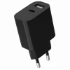 Мережевий зарядний пристрій Gembird 2.4 А USB-A USB-C (8716309130547)