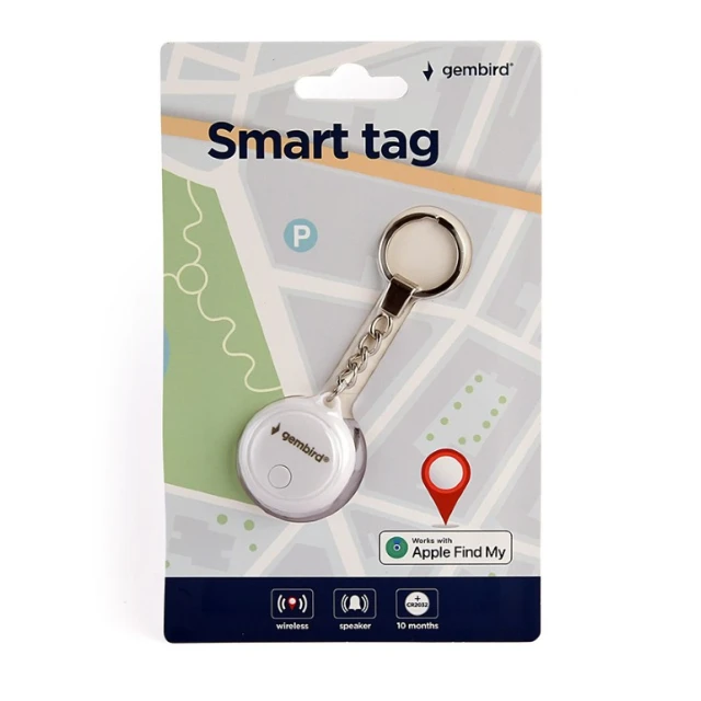 Трекер Gembird TA-TAG-01 White (8716309132718)