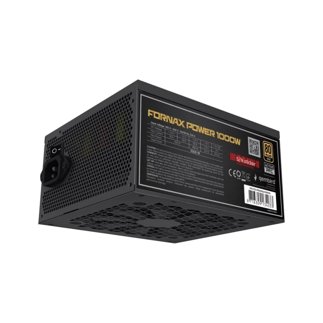 Блок живлення Gembird Fornax Power 750 Вт 80 PLUS Gold (8716309134026)