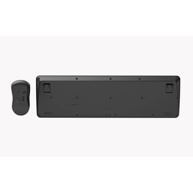 Комплект клавіатура + миша Gembird KBS-WPS-01 Slim Pro Business бездротовий US розкладка Black (8716309136808)