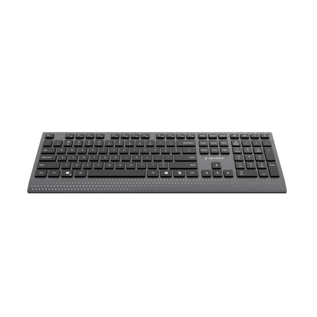 Клавіатура Gembird KB-MCH-06 USB-C мультимедійна US розкладка Black (8716309136884)