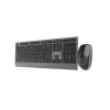 Комплект клавіатура + миша Gembird KBS-WPS-02 бездротовий US розкладка Black (8716309136891)