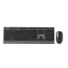 Комплект клавіатура + миша Gembird KBS-WPS-02 бездротовий US розкладка Black (8716309136891)