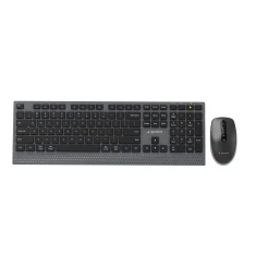 Комплект клавіатура + миша Gembird KBS-WPS-02 бездротовий US розкладка Black (8716309136891)