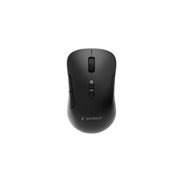 Мышь Gembird MUSW2-7B Dual Mode беспроводная 2.4G + Bluetooth 1600 DPI 7 кнопок Black (8716309136952)