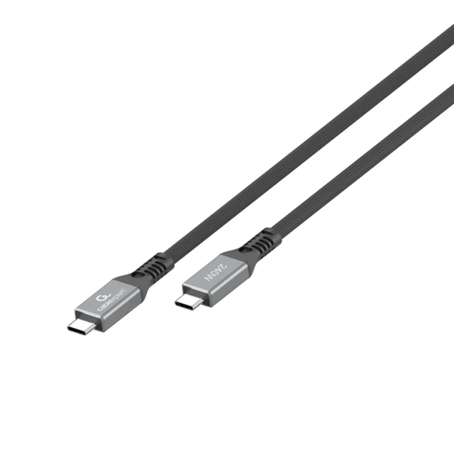 Кабель Cablexpert USB4 Type-C 40 Gbps 240 W 0.3 м Black (CCBP-USB4-CMCM240-0.3M)