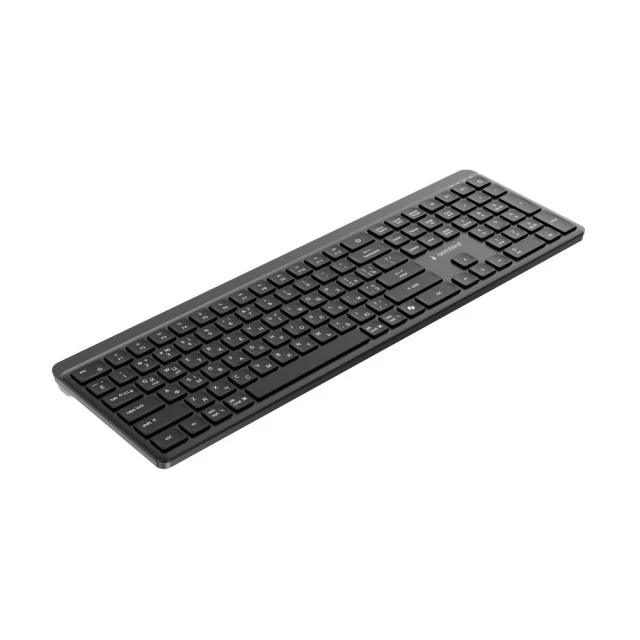 Комплект клавіатура + миша Gembird KB-WPS-03-CYRL бездротовий Dual Mode 2.4 GHz + Bluetooth RU розкладка Black (8716309137959)