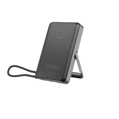 Портативний зарядний пристрій Gembird PB10-WPC15MS-01 магнітний бездротовий 10000 mAh 15 Вт Black (8716309138321)