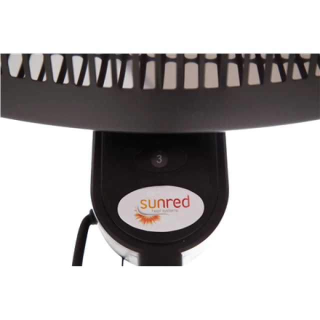 Інфрачервоний обігрівач Sunred Elekra Quartz Standing SMQ2000A 2000 Вт IP34 Black (8717568082691)