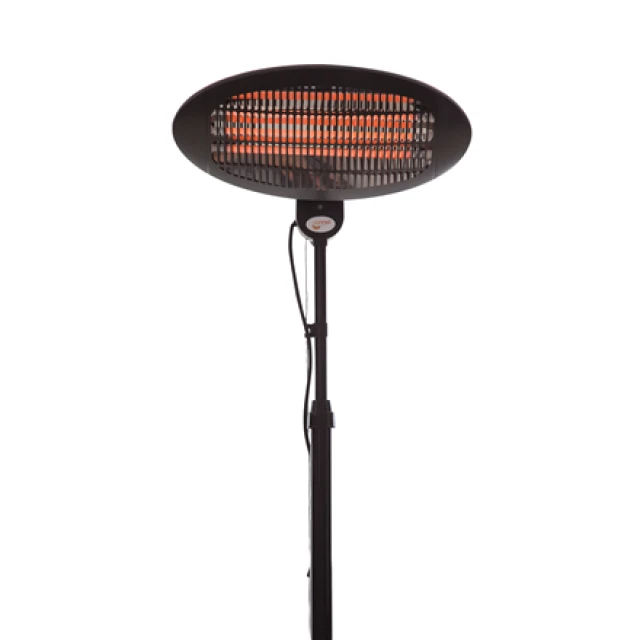 Інфрачервоний обігрівач Sunred Elekra Quartz Standing SMQ2000A 2000 Вт IP34 Black (8717568082691)