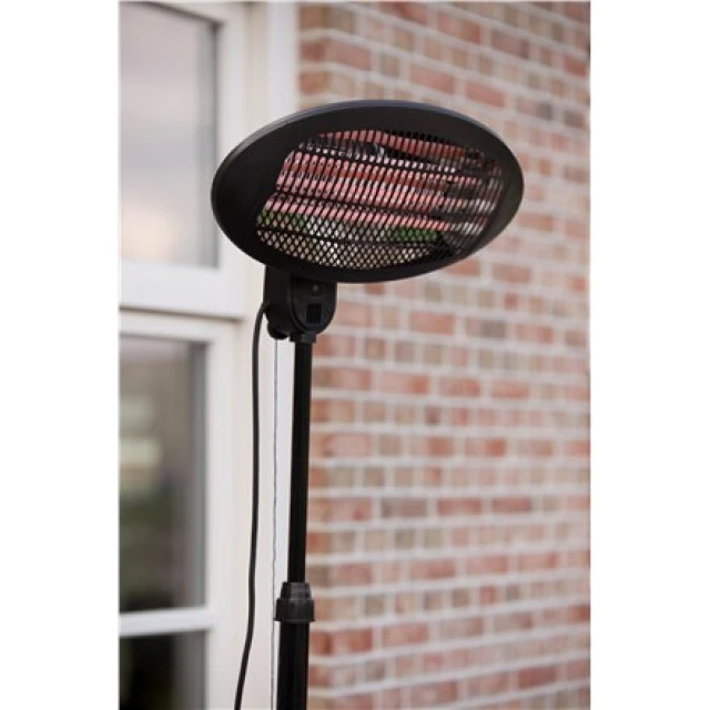 Інфрачервоний обігрівач Sunred Elekra Quartz Standing SMQ2000A 2000 Вт IP34 Black (8717568082691)