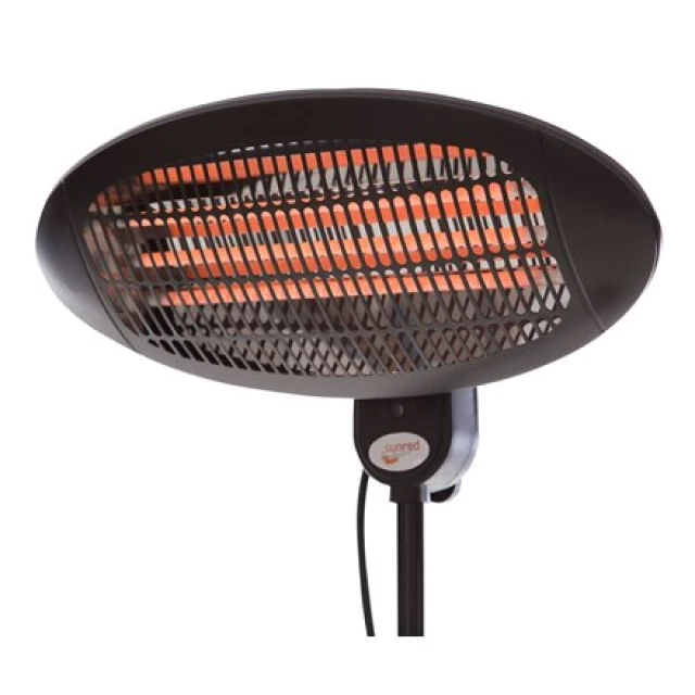 Інфрачервоний обігрівач Sunred Elekra Quartz Standing SMQ2000A 2000 Вт IP34 Black (8717568082691)