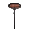 Інфрачервоний обігрівач Sunred Elekra Quartz Standing SMQ2000A 2000 Вт IP34 Black (8717568082691)