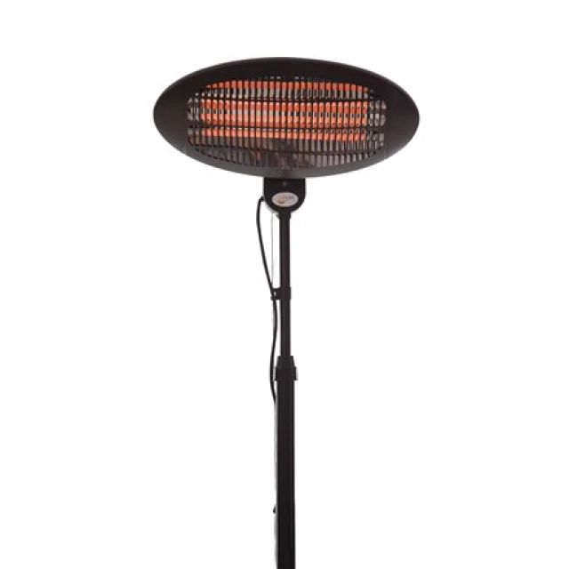 Інфрачервоний обігрівач Sunred Elekra Quartz Standing SMQ2000A 2000 Вт IP34 Black (8717568082691)