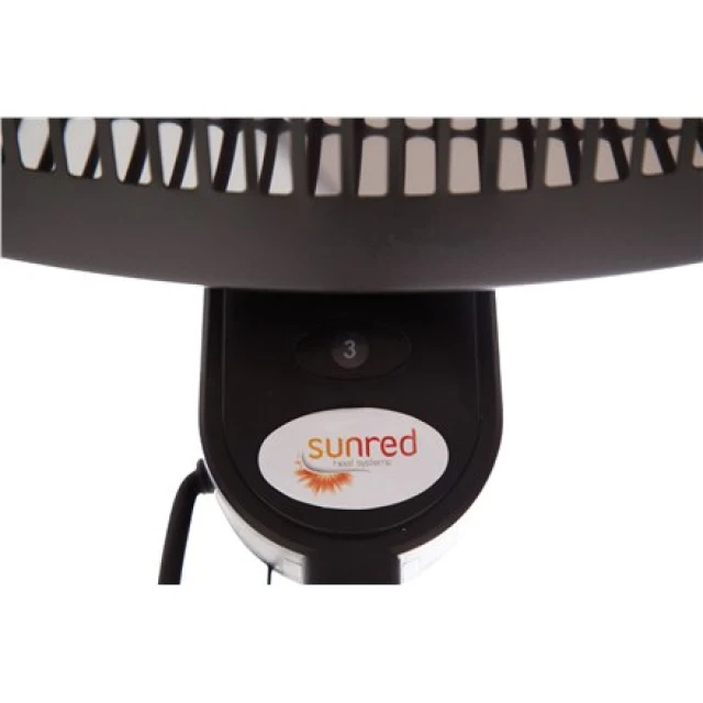 Інфрачервоний обігрівач Sunred Elekra Quartz Standing SMQ2000A 2000 Вт IP34 Black (8717568082691)