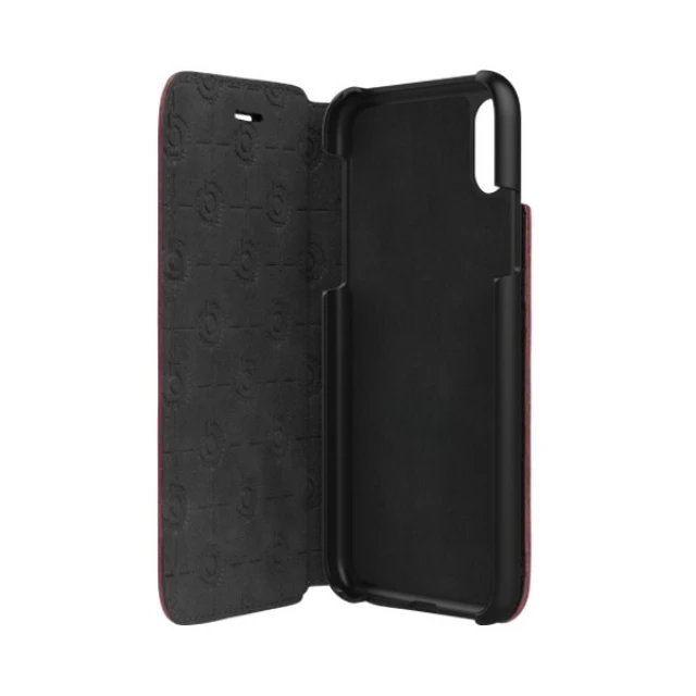 Чохол Bugatti BookCover Parigi для iPhone X/Xs Raspberry (29866)