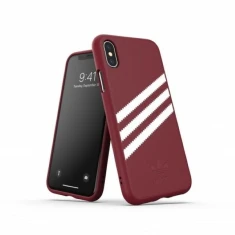 Чохол Adidas OR Moulded PU Suede для iPhone XS | X Collegiate Burgundy (33282)