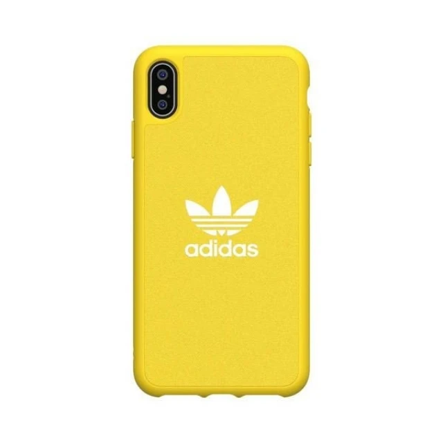Чехол Adidas OR Moulded Case Canvas для iPhone XS Max Yellow (34965)