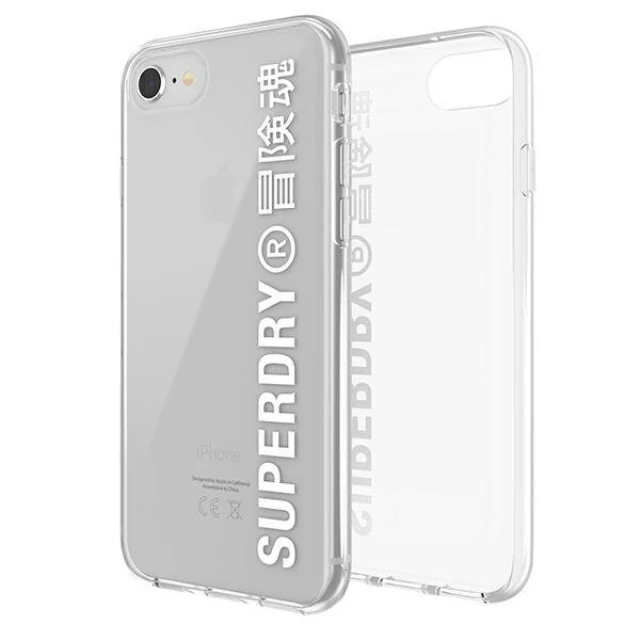 Чохол SuperDry Snap для iPhone 6/6s/7/8/SE 2020 Clear White (8718846079518)