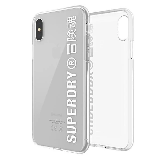 Чохол SuperDry Snap для iPhone XS/X Clear White (8718846079686)