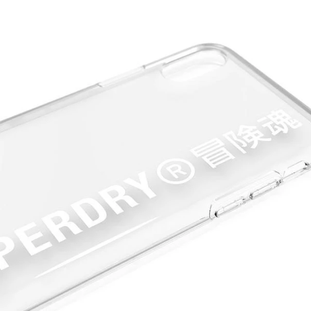 Чохол SuperDry Snap для iPhone XS/X Clear White (8718846079686)