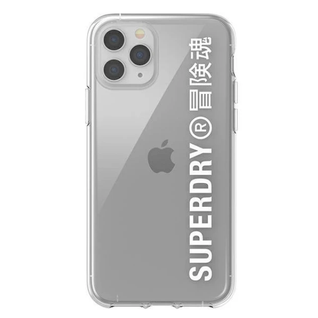 Чехол SuperDry Snap для iPhone 11 Pro Max Clear White (8718846079723)