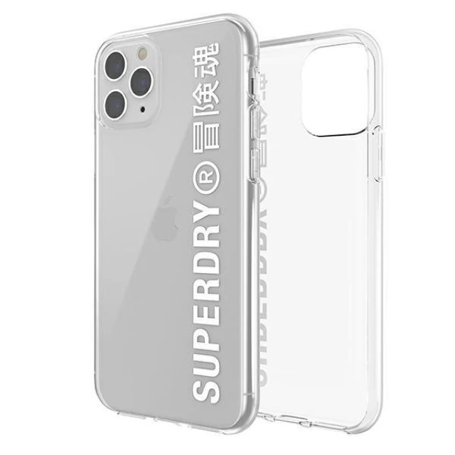 Чехол SuperDry Snap для iPhone 11 Pro Max Clear White (8718846079723)