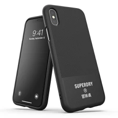 Чохол SuperDry Moulded Canvas для iPhone XS/X Black (8718846079754)