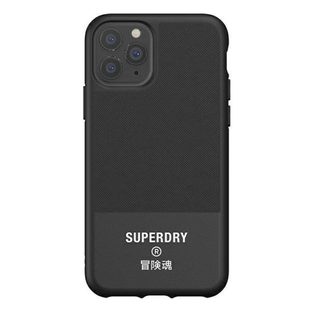 Чехол SuperDry Moulded Canvas для iPhone 11 Pro Black (8718846079785)