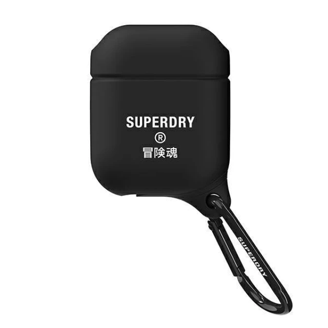 Чохол для навушників SuperDry Waterproof для Apple AirPods Black (8718846081085)