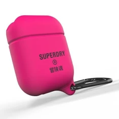Чохол для навушників SuperDry Waterproof для Apple AirPods Pink (8718846081115)